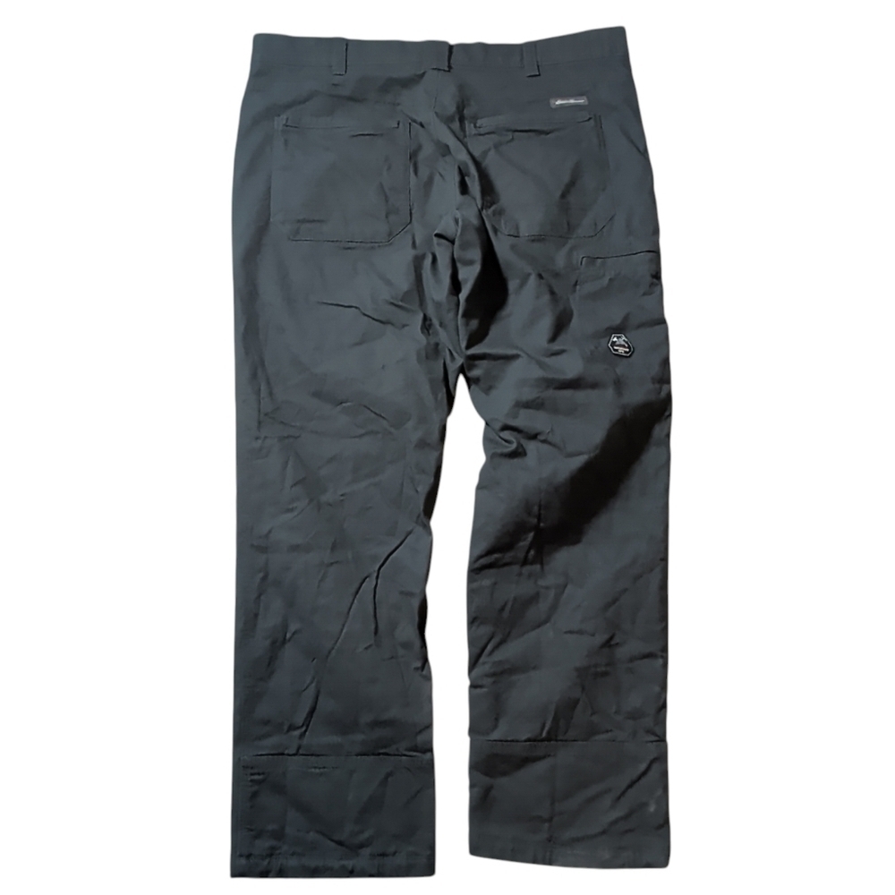 Eddie Bauer Pants Dark Gray Mountain Ops Fleece Lined Warm Outdoor Mens 38x30